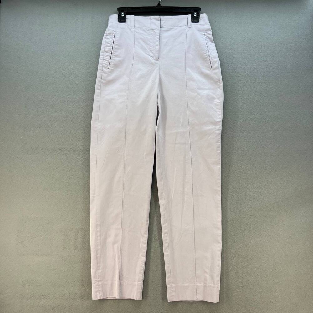 J. Crew Pants Women's Size 2T Lavender Chino Straight Leg Flat Front Normcore